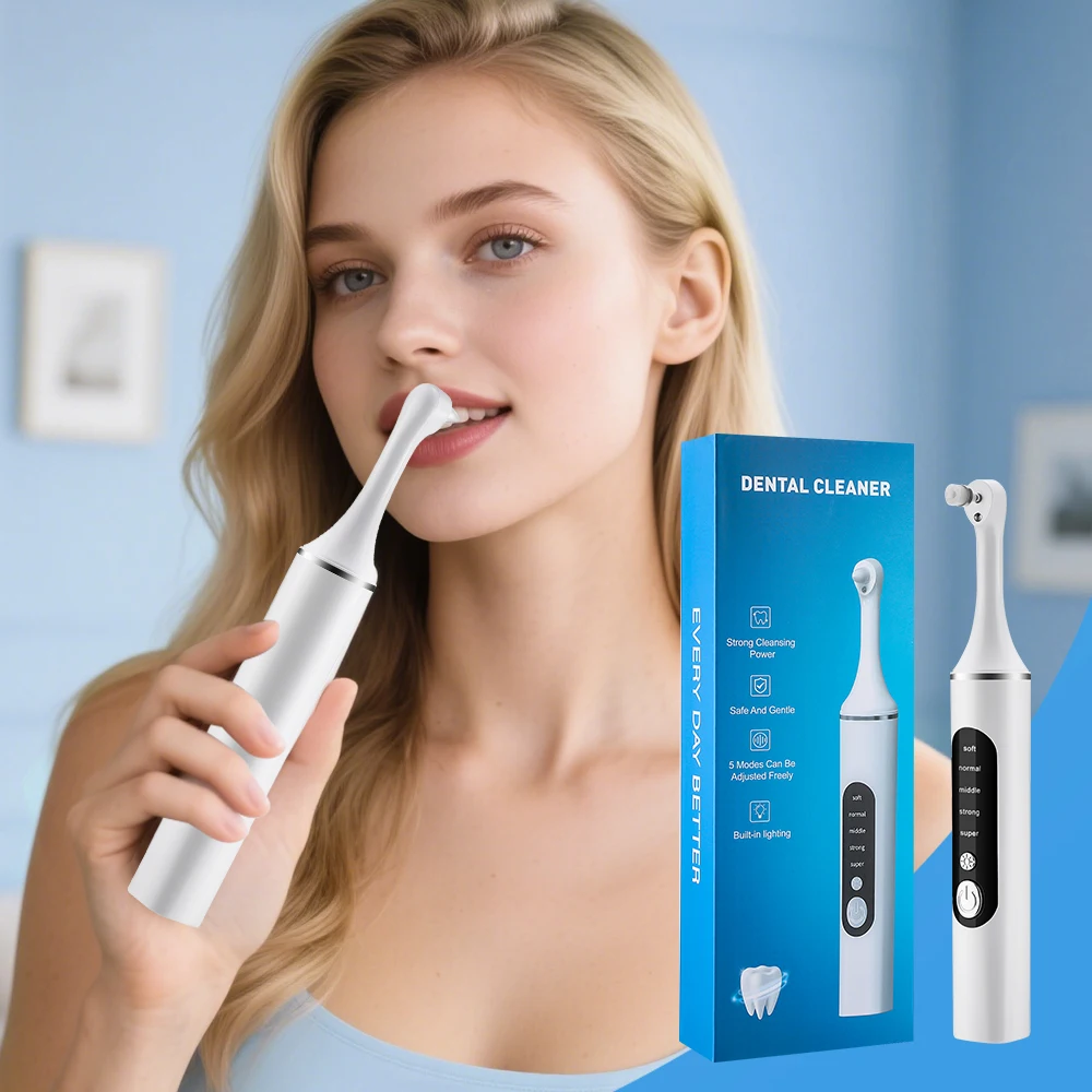 Teeth Whitening Light Kit - Pulidor de dientes eléctrico, limpiador blanqueador