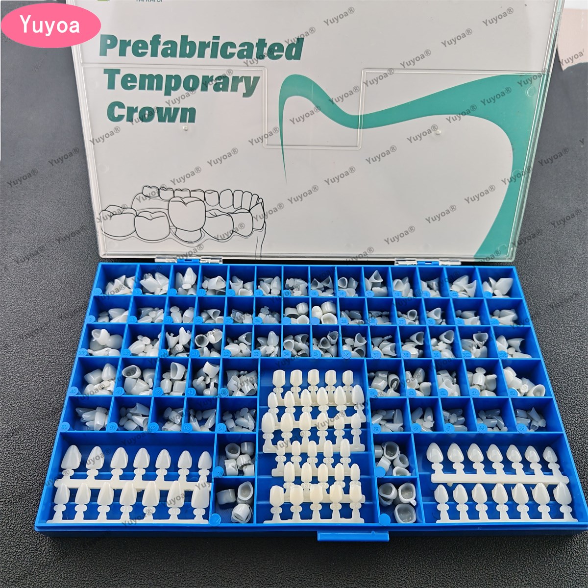Teeth Whitening Moulds - 1 Juego de molares dentales premolares,