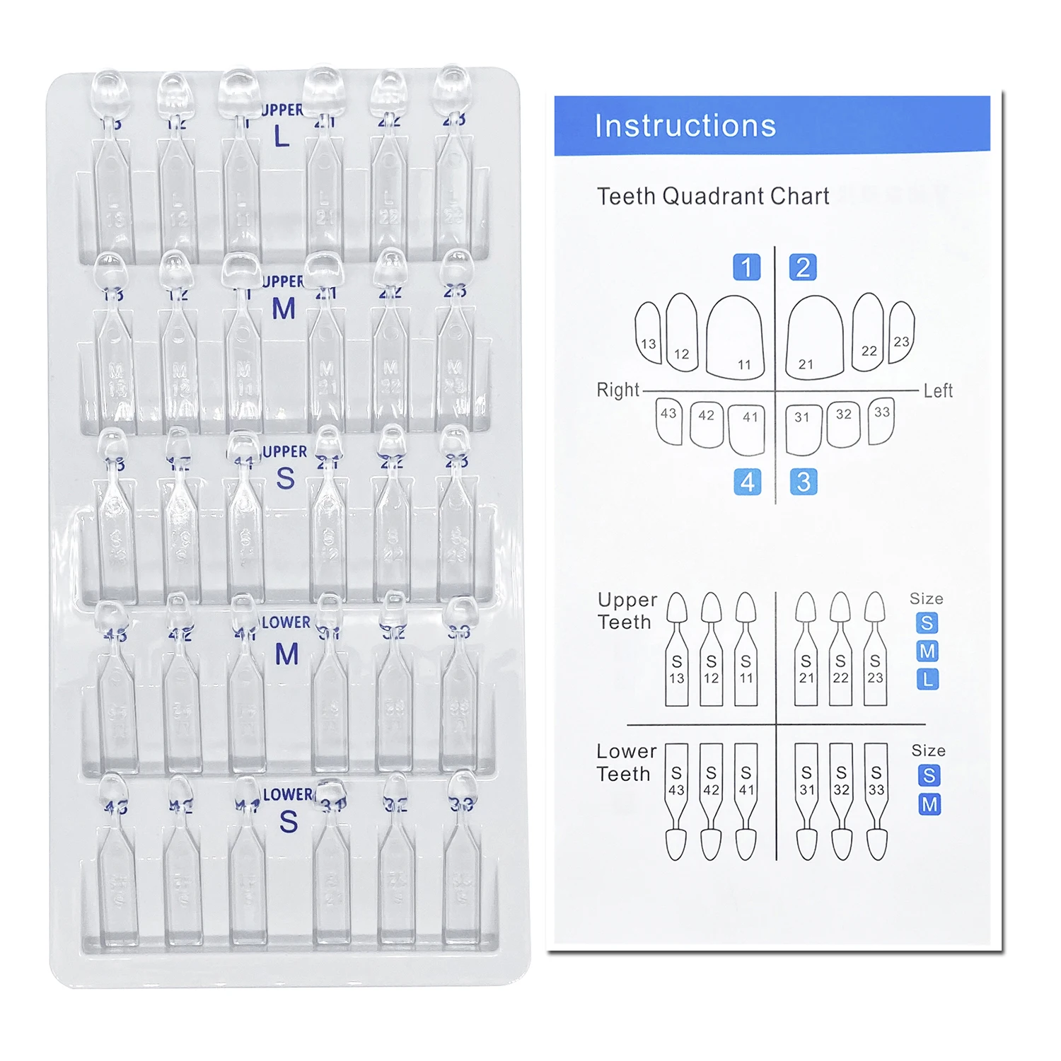 32 unids/set Kit de molde de c - Teeth Whitening Moulds reseña y precio