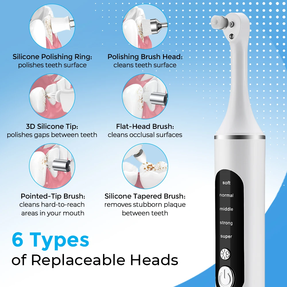 Pulidor de dientes eléctrico,  - Teeth Whitening Light Kit reseña y precio