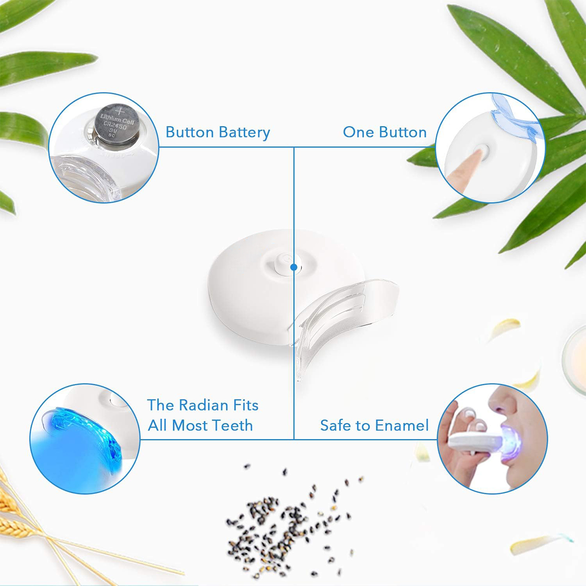 Kit de blanqueamiento dental:  - Teeth Whitening Light Kit reseña y precio