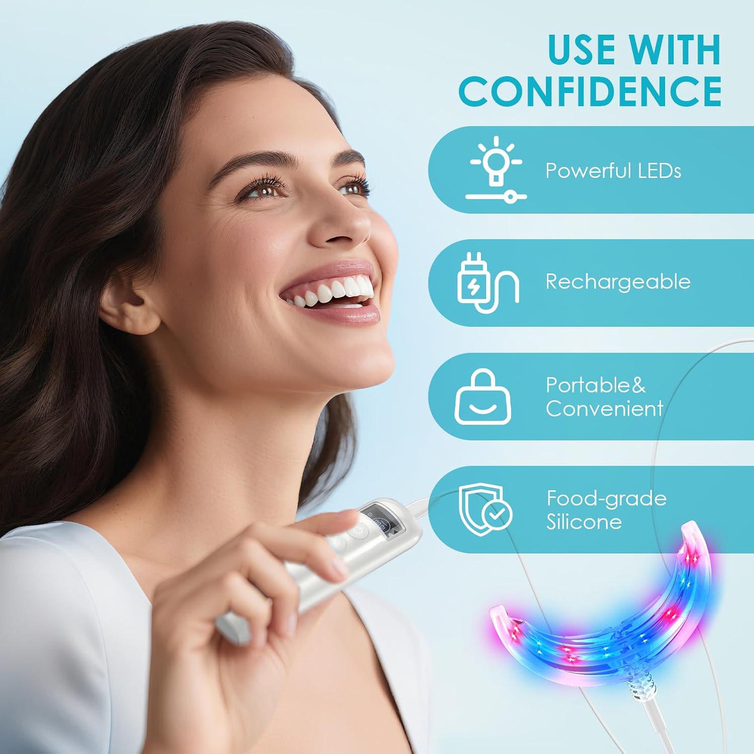 Acelerador de Blanqueamiento D - Teeth Whitening Light Kit reseña y precio