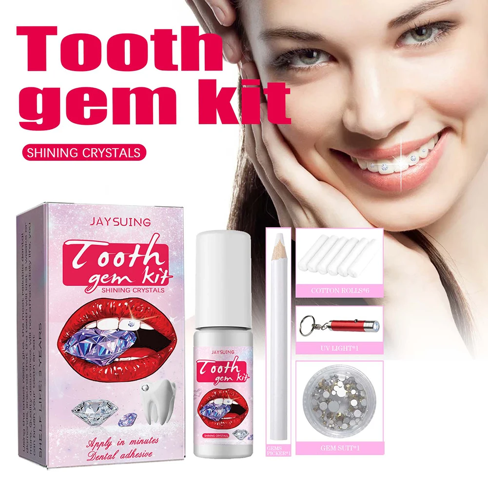 Kit de gemas dentales con cris - Teeth Whitening Light Kit reseña y precio