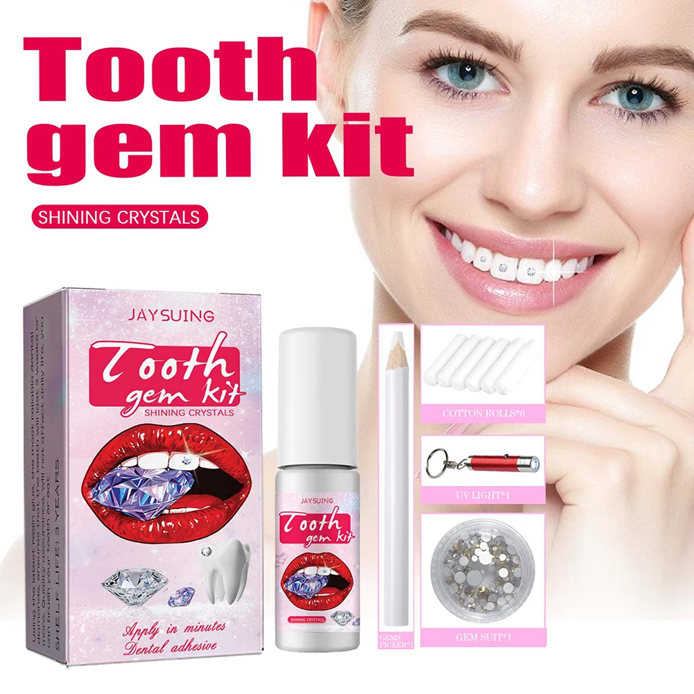 Kit de gemas dentales con cris - Teeth Whitening Light Kit reseña y precio