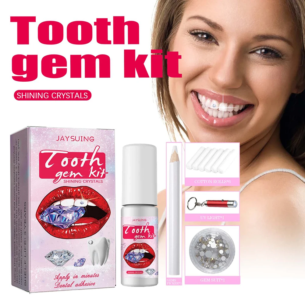 Kit de gemas dentales con cris - Teeth Whitening Light Kit reseña y precio
